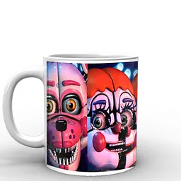 Кухоль GeekLand Five Nights At Freddys П'ять ночей з Фредді постер FN.02.030 330 мл білий - мініатюра 2