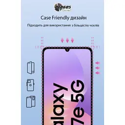 Скло захисне Dengos Full Glue Samsung Galaxy M17e Black (TGFG-441) - мініатюра 3