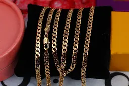 Ланцюг Xuping Jewelry панцирний 45 см 4 мм золотистий