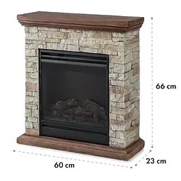 Електричний камін Klarstein Etna 1800W до 36 м² (10035042) - мініатюра 9