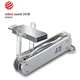 Ніж Victorinox Jetsetter@work 58мм,6функ,срібл ,USB3.0,3.1 32Gb (блістер) - мініатюра 2