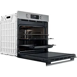 Духова шафа електрична Whirlpool 71 л A+ дисплей конвекція телескопічні напрямні нержавіюча сталь - мініатюра 4