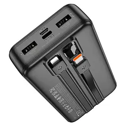 Зовнішній акумулятор Hoco J118A Speed ​​energy з вбудованим кабелем 20000mAh - мініатюра 6
