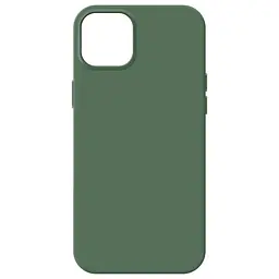 Силиконовый чехол для Apple iPhone 14 Plus, ICON2 Case, оливковый, противоударный, панель, защита всего корпуса, матовая поверхность Soft Touch, выступает над дисплеем, совместим с защитными стеклами и пленками, с микрофиброй, ArmorStandart (ARM68469)