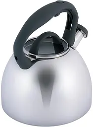 Чайник Whistling Kettle 2.7л зі свистком та скляною кришкою Kamille Ø20х23 см kuh0011104 - мініатюра 4
