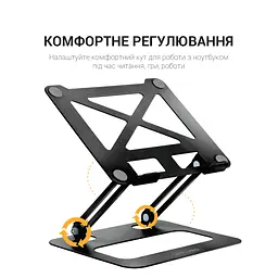 Підставка для ноутбука OfficePro Black Steel (LS380B) - мініатюра 5