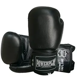 Рукавиці боксерські Power Play PP 3088, Black - 10 унцій