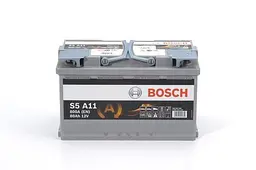 Акумулятор Bosch S5 AGM 80Ah EN 800A (0 092 S5A 110)