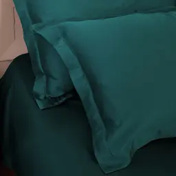 Наволочка MirSon Tencel №07 Emerald 50х50 см смарагдова (2200009371059) - мініатюра 9