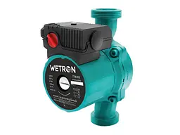 Циркуляційний насос для опалення Wetron 75 Вт Hmax 4 м Qmax 45 л/хв O1 1/2 130 мм + гайки O1 (774313)