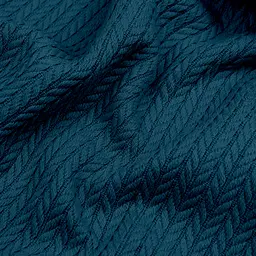 Плед-покривало Cosas Knitted Braid Ocean косичка 160х230 см (Blanket_63Ocean_KnittedBraid_160x230) - мініатюра 4