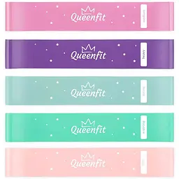Набір резинок для фітнесу Queenfit 0,5-30кг Q-66436