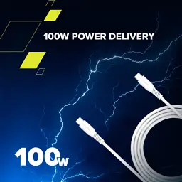 Дата кабель USB-C to USB-C 2.0m CC100SC 100W 2m White Canyon (CNS-CC100SC20W) - мініатюра 3