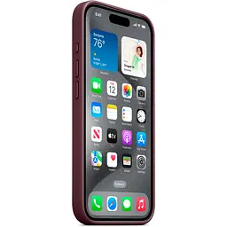 Чохол Apple FineWoven Case with MagSafe для iPhone 15 Pro Mulberry (MT4L3ZM/A) [92960] - мініатюра 3