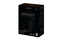 Фен HD-Y210, 1750-2100Вт, 2 швидкості, 3темп.режими, авто.змотування шнура, чорний ARDESTO teh0017535 - мініатюра 8