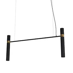 Люстра Tube chandelier, PikArt арт. 5299 Золотий/чорний 120 см