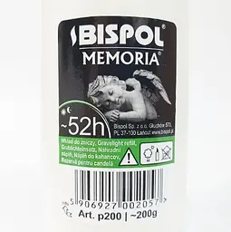 Свічка тривалого горіння Bispol Memoria аварійне світло 52 годин 1 шт - мініатюра 3