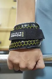 Гаки для тяги на зап'ястя Power System PS-3360 Hooks V2 Black/Yellow L (PS_3360_Black/Yellow L) - мініатюра 3