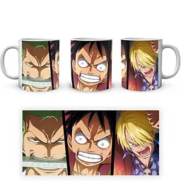 Кухоль GeekLand One Piece Великий Куш Зорро Луффі Санджи OP 002.024 330 мл білий - мініатюра 4