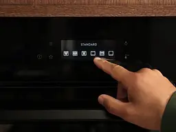 Electrolux Духовий шафа електричний, 72л, A+, дисплей, конвекція, піроліз, телескопічні напрямні, чорний - мініатюра 2