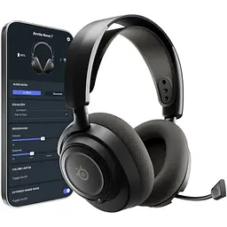 Ігрова гарнітура SteelSeries Arctis Nova 7P Gen 2 Wireless Black PC/PS/SW/MAC/MOB (61744) - мініатюра 5