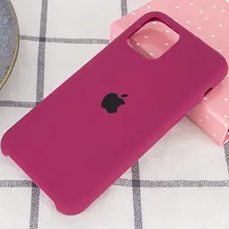 Чохол Silicone Case AA для Apple iPhone 11 Pro 5.8" Бордовий / Maroon - мініатюра 2