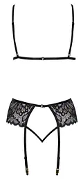 Комплект Kissable Suspender Pola L/XL чорний - мініатюра 4