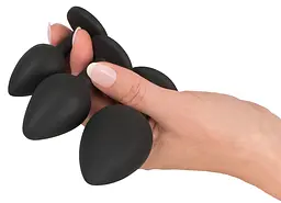 Набір анальних пробок Black Velvets Anal Kit чорний - мініатюра 4