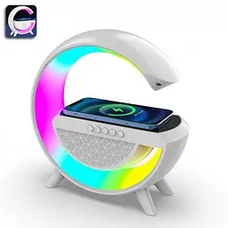 Бездротова портативна колонка з підсвічуванням Bluetooth 5.2, Wireless Charging, акумулятор, TF Card, USB Type-C