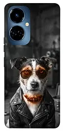 TPU чохол Demsky Jack rassel для TECNO Camon 19 (CI6n) / 19 Pro (CI8n)
