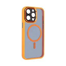 Чехол для Apple iPhone 16 Pro Max, Unit MagSafe SE, оранжевый, с защитой камеры, магсейф, противоударный, магнитный, панель-накладка с MagSafe, с поддержкой беспроводной зарядки, TPU+PC, защита всего корпуса, ударопрочный, ArmorStandart (ARM81151) - мініатюра 2