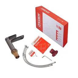 Змішувач для умивальника Koer KB-10028-07 KR5292 Графіт - мініатюра 5