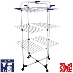 Сушарка для білизни підлогова Casa Si Flamingo 3 White (CS92140H04) - мініатюра 2