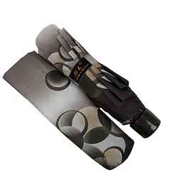 Жіноча складана парасолька механічна S&L 97 см сіра - мініатюра 6