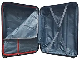 Валіза середня M+ з поліпропілену Milano bag 0305 84л Чорна - мініатюра 4