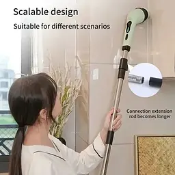 Щітка для вбирання підлоги Electric Cleaning Brush електрична - мініатюра 3