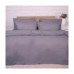 Постільна білизна MirSon 001 Ash grey Фланель 2x143x210 Сімейний (2200009648144) - мініатюра 5