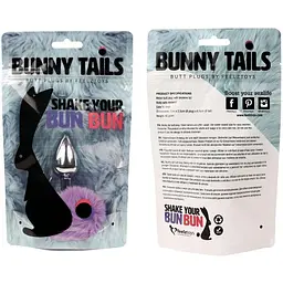 Анальна пробка FeelzToys Bunny Tails Butt Plug Purple - мініатюра 3