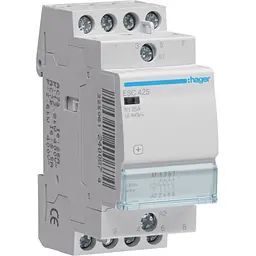 Автоматичний вимикач Hager 25 A 230V 4NO 2P (A) (ESC425)