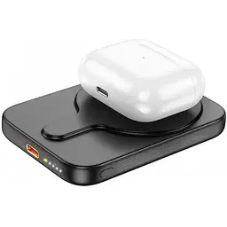 Акумулятор зовнішній Hoco Esteem magnetic power bank J117 магнітний 5000mah magsafe - мініатюра 3