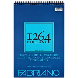Альбом на спіралі Fabriano Mix Media 1264 А3 300 г/м2 30 аркушів