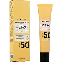 Сонцезахисний флюїд Lierac Sunissime SPF 50+ для обличчя 40 мл