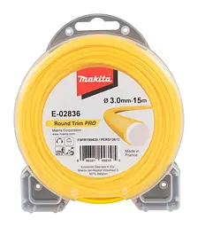 Жилка косильна 3.0 мм Makita E-02836 (15 м)