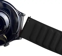 Силіконовий магнітний ремінець Primolux Magnet для годинника Amazfit GTR 2/GTR 3/GTR 4 Black - мініатюра 3