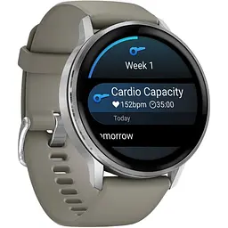 Смарт-годинник Garmin Venu 4 45mm Silver with Silver Gray Silicone Band (010-03014-01) [146408] - мініатюра 5