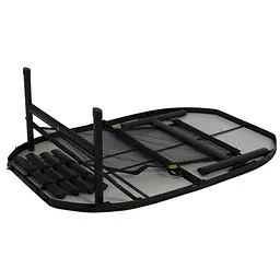Стіл Bo-Camp Northgate Oval 120x80 cm Black/Grey (1404187) - мініатюра 5