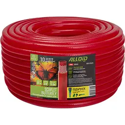 Шланг армований 3-х шаровий Alloid Building Tools Scarlet Butterfly 3/4" 50 м (WH-67673)