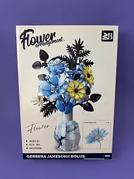 Конструктор дитячий YG Toys "Квіти" (Flowers), 361 деталь, для створення об'ємних квіткових композицій, у коробці 33085