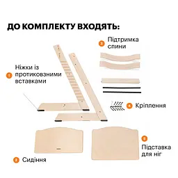Стільчик Stokke Tripp Trapp Black (100103) - мініатюра 3
