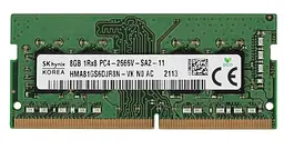 Модуль пам'яті DDR4 8Gb SK Hynix 2666 MHz Sodimm (HMA81GS6DJR8N-VK NO AC) Б/в